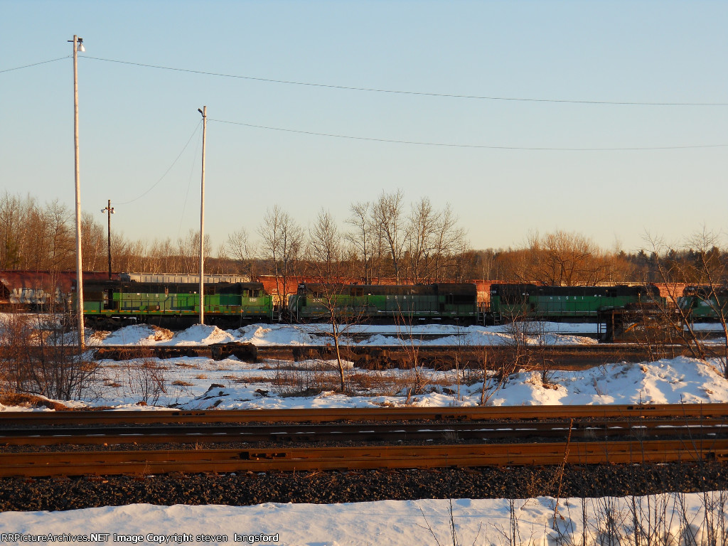 Sunset Over The Eagle Mills Yard
